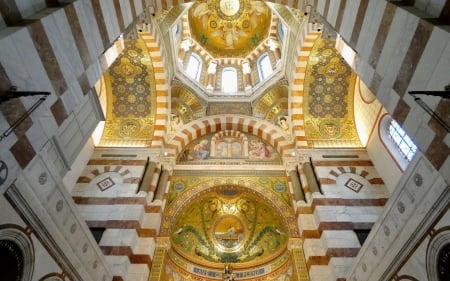 Basilica in Marseilles, France