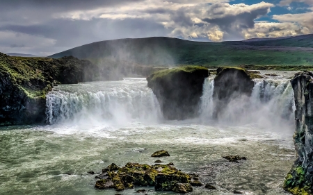 Waterfall in Iceland