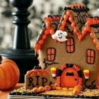 Ghosts Gingerbread House