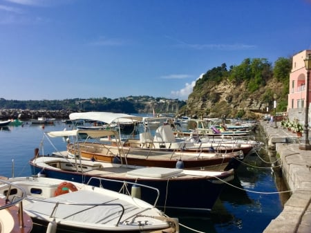 Boats Procida Italy Summer - Summer, Boats, Procida, Italy