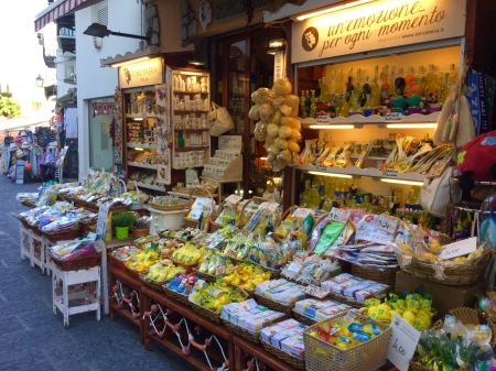 Lemon Products Shop Italy Village - village, forio, italy, summer, lemons, shop