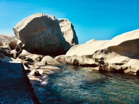 Large Rocks Forio Ischia - Water, Summer, Italy, Forio, Rocks, Beach, Sea, Naples