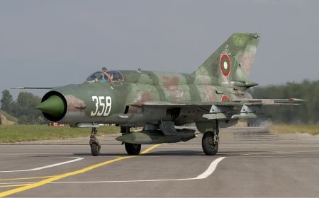 Mig-21 - Bulgarian Air Force - Jet, Mig 21, Bulgarian Air Force, Jets, Migs