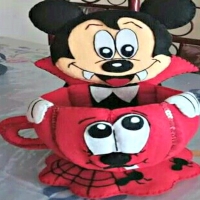 Mickey Pumpkin Cup For Table