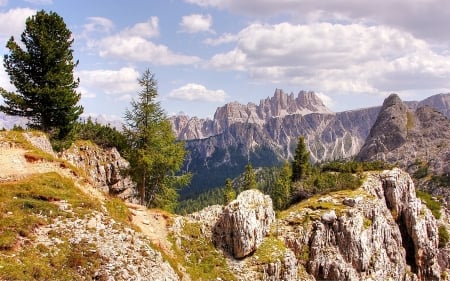 Dolomites, Italy - italy, dolomites, mountains, rocks, nature