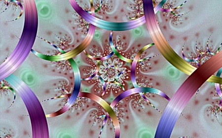 Delicate Confusion - fractal, pastel, abstract, spiral