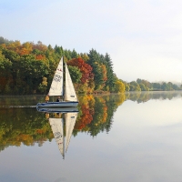 Lake Bostalsee, Germany