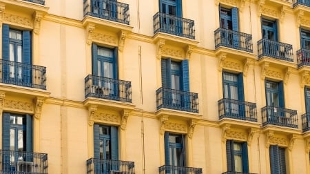 Regency architecture - regency, style, houses, balcony, windows, architecture, 4k, georgian