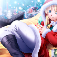 christmas-fate stay night-saber