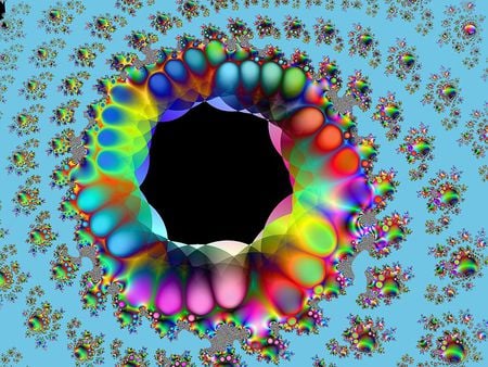 Shining Spiral - fractals, colors, fractal