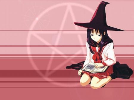 To Heart - witch, hat, anime, magic, wiccan, pointed