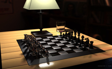 Chess Anyone - 3d, abstract