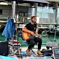 Busker Sydney Harbour Australia