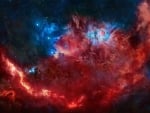 Orion in Red and Blue