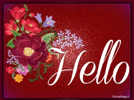 HELLO - card, hello, image, comment