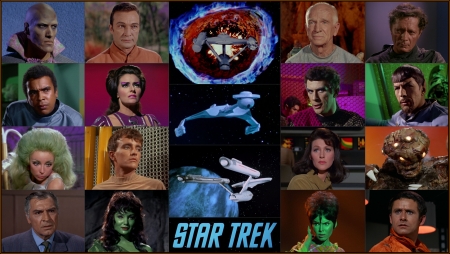 Original Star Trek Characters - planet killet, star trek, klingon ship, losira, enterprise, number one, original star trek