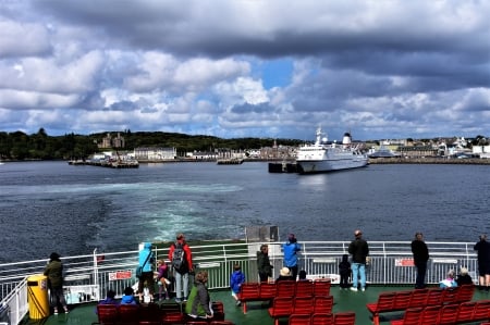 Leaving Stornoway - Isle of Lewis - Scotland - scottish islands, isle of lewis, western isles, outer hebrides, scottish highlands, scotland, stornoway