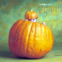 Little Miss October Pumpkin