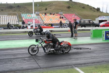 Outcasts 40th Anniversary Drag Meet Meremere Nz - outcasts, bikes, muscle, drag, race, Nz, wheel