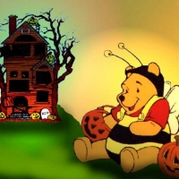 Halloween  Winnie Pooh Candy And House