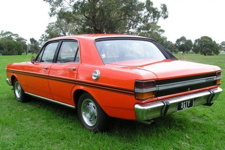 1971 ford xy falcon gtho phase 3 - grass, ford, tree, falcon