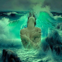 Mermaid in Stormy Weather