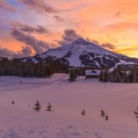 Winter Sunset in Montana