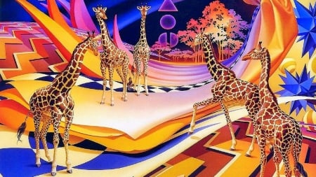 giraffes-digital-paint-pretty-paintings-four-love-colors-seasons-art-wildlife-creative-pre-lovely-beautiful-comes-draw-tomor