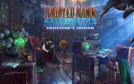 Haunted Manor - Halloweens Uninvited Guest07 - hidden object, cool, video games, fun, puzzle