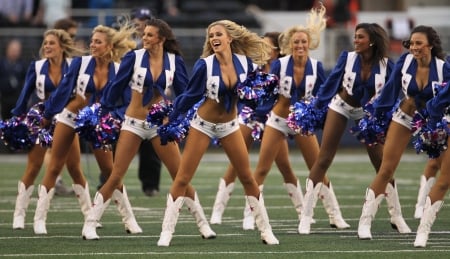 Dallas Cowboys - western, girls, team, americans