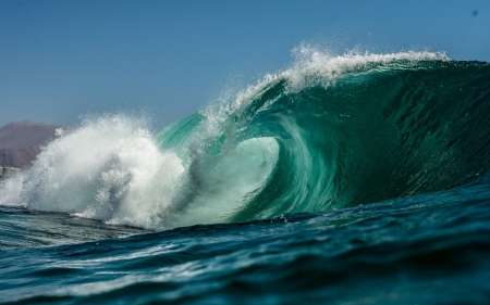 Ocean Wave - water, ocean, wave, splash