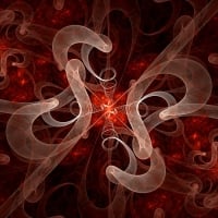 Dark Red Fractal