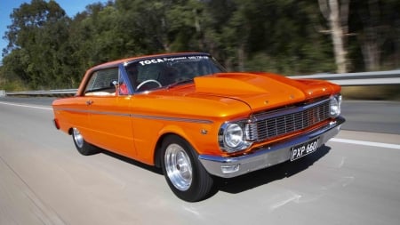 ford falcon coupe - ford, falcon, tree, coupe