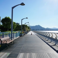 Promenade in Hong Kong