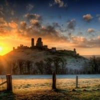 Corfe Castle, England