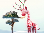 Candycane giraffe