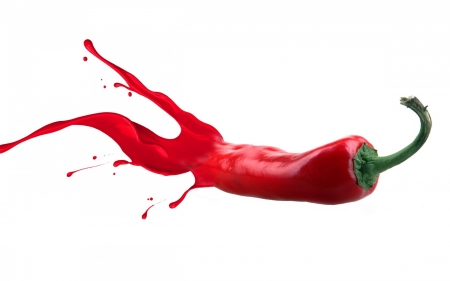 :) - red, creative, chilli, funny, fantasy, liquid