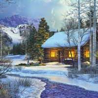 Winter Cabin