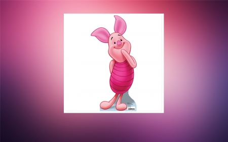 Movie Star Piglet :) - winnie the pooh, pink, cartoon, piglet