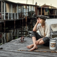 Alice Tarasenko on the Pier