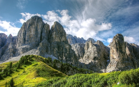 Dolomites, Italy - Italy, landscape, mountains, Dolomites, rocks