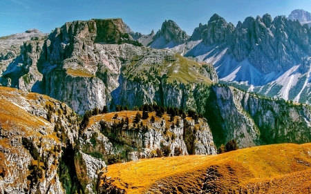 Dolomites, Italy - mountains, Dolomites, rocks, Italy