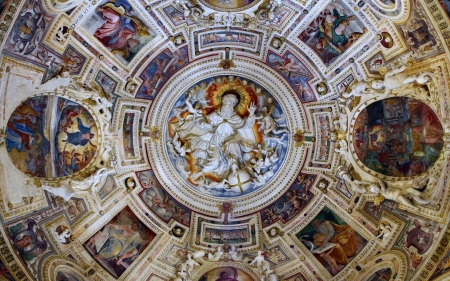 Church Dome in Sicily, Italy - God Father, church, dome, Italy