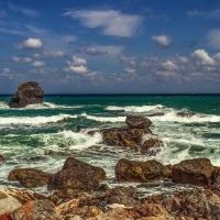 Rocky Coast in Greece