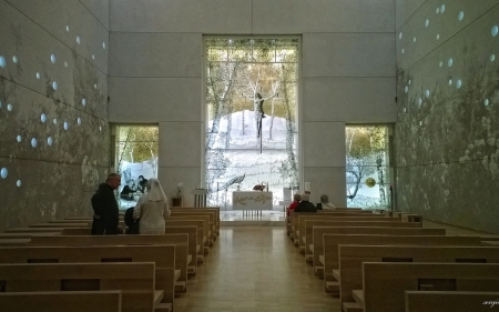 Church in Bergamo, Italy - italy, church, bergamo, interior, christianity