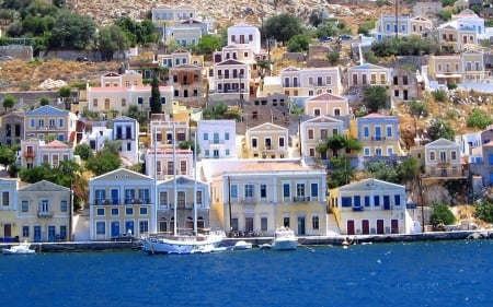 Symi Island, Greece - Symi, Greece, island, sea, houses