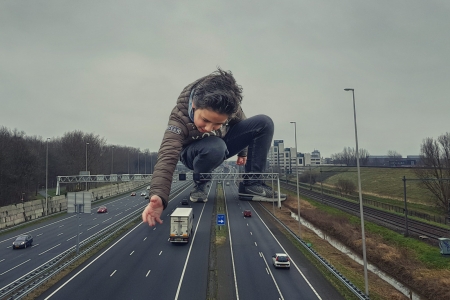 :) - sommeling, adrian, creative, copil, child, boy, giant, fantasy, car