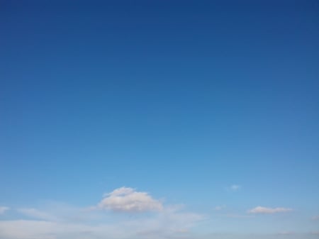 Blue - clouds, nice, blue, sky