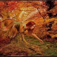 Lovely Autumn Fairy