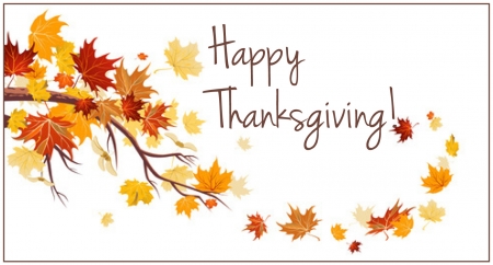 Thanksgiving Banner - fall, banner, thanksgiving, leaves, happy